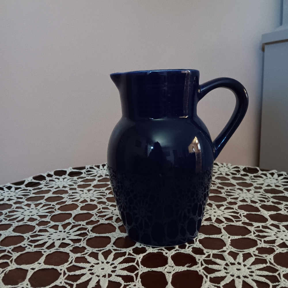 Cobalt blue Ceramic Pitcher